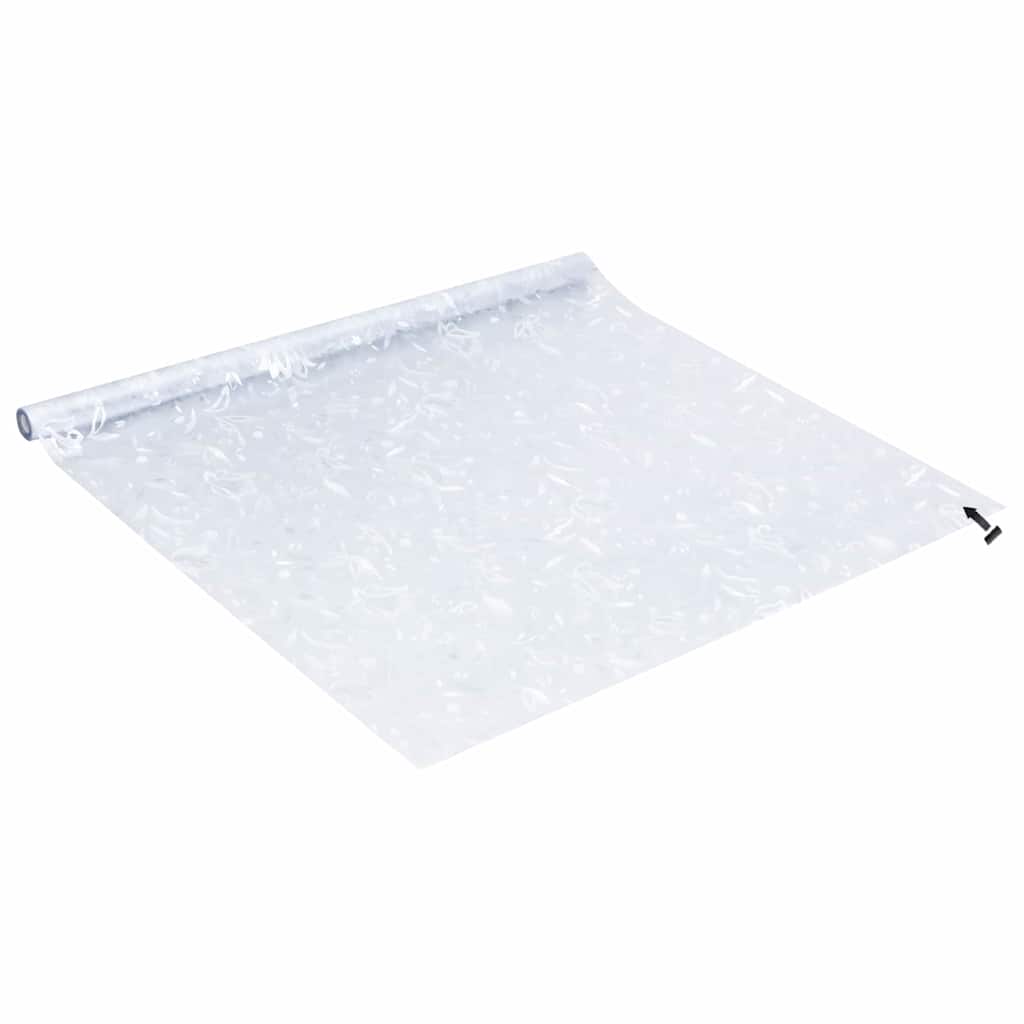 Statisk Vindusfilm Blomstermønster 60 x 500 cm PVC