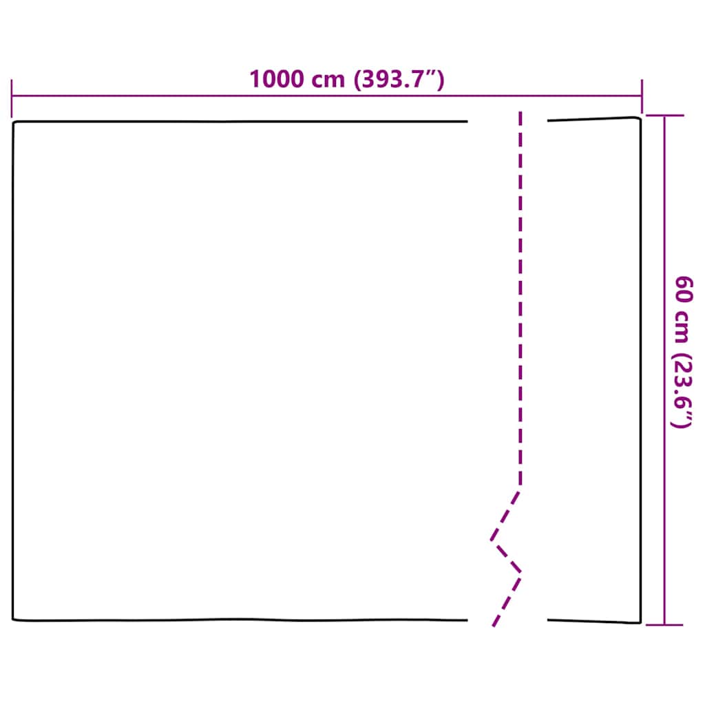Selvheftende Vindu Film Frostede striper 60 x 1000 cm PVC