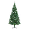 Kunstig juletre med 300 LED grønn 300 cm PVC og metall og plast