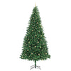 Kunstig juletre med 300 LED grønn 300 cm PVC og metall og plast