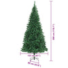 Kunstig juletre med 300 LED grønn 300 cm PVC og metall og plast