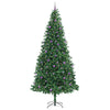 Kunstig juletre med 300 LED grønn 300 cm PVC og metall og plast