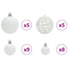 Slim juletre med 150 LED grønn 150 cm PVC og Massivt Furu tre