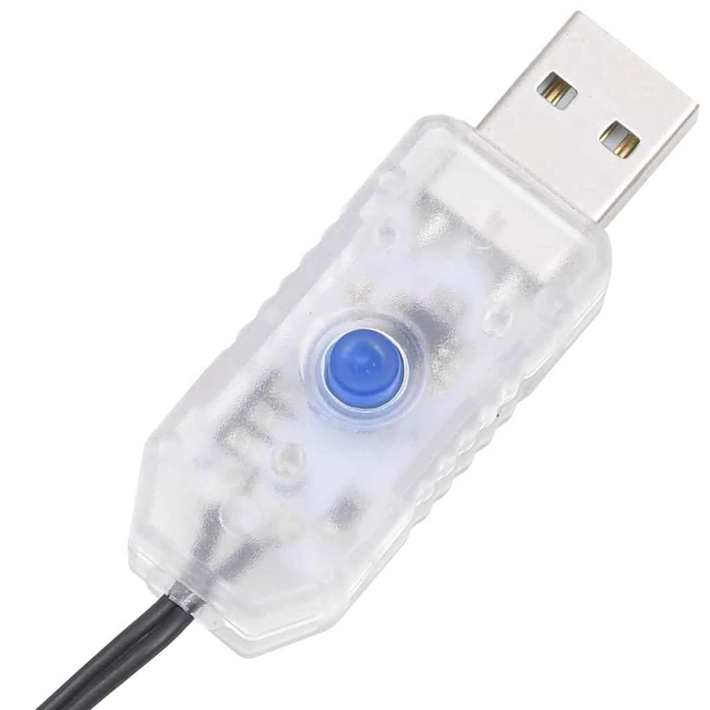 Slim juletre med 300 LED grønn 210 cm PVC og Massivt Furu tre