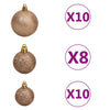 Slim juletre med 300 LED grønn 210 cm PVC og Massivt Furu tre