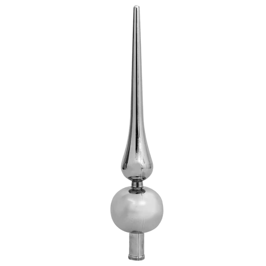 Slim juletre Grønn og hvit 210 cm PVC og Massivt Furu tre