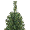 Kunstig juletre med 150 LED grønn 120 cm PVC og stål og plast
