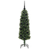 Kunstig juletre med 150 LED grønn 120 cm PVC og stål og plast