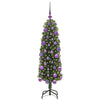 Kunstig juletre med 150 LED grønn 120 cm PVC og stål og plast