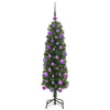 Kunstig juletre med 150 LED grønn 120 cm PVC og stål og plast