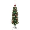 Kunstig juletre med 150 LED grønn 120 cm PVC og stål og plast