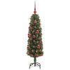 Kunstig juletre med 150 LED grønn 150 cm PVC og stål og plast