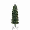 Kunstig juletre med 150 LED grønn 150 cm PVC og stål og plast