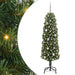 Kunstig juletre med 150 LED grønn 150 cm PVC og stål og plast vidaXL