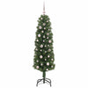 Kunstig juletre med 150 LED grønn 150 cm PVC og stål og plast