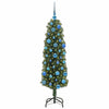Kunstig juletre med 150 LED grønn 150 cm PVC og stål og plast