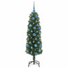 Kunstig juletre med 150 LED grønn 150 cm PVC og stål og plast