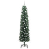 Kunstig juletre med 300 LED grønn 180 cm PVC og stål og plast