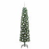 Kunstig juletre med 300 LED grønn 180 cm PVC og stål og plast