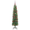 Kunstig juletre med 300 LED grønn 180 cm PVC og stål og plast