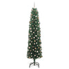 Kunstig juletre med 300 LED grønn 210 cm PVC og stål og plast