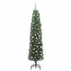 Kunstig juletre med 300 LED grønn 210 cm PVC og stål og plast