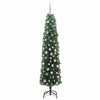 Kunstig juletre med 300 LED grønn 210 cm PVC og stål og plast