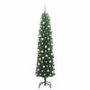 Kunstig juletre med 300 LED grønn 210 cm PVC og stål og plast