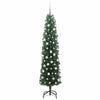 Kunstig juletre med 300 LED grønn 210 cm PVC og stål og plast