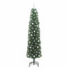 Kunstig juletre med 300 LED grønn 210 cm PVC og stål og plast