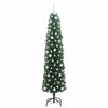 Kunstig juletre med 300 LED grønn 210 cm PVC og stål og plast