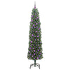 Kunstig juletre med 300 LED grønn 210 cm PVC og stål og plast