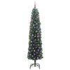 Kunstig juletre med 300 LED grønn 210 cm PVC og stål og plast