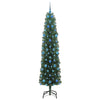 Kunstig juletre med 300 LED grønn 210 cm PVC og stål og plast