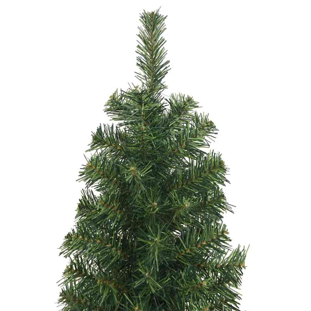 Kunstig juletre med 300 LED grønn 240 cm PVC og stål og plast