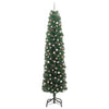 Kunstig juletre med 300 LED grønn 240 cm PVC og stål og plast