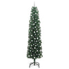 Kunstig juletre med 300 LED grønn 240 cm PVC og stål og plast