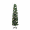 Kunstig juletre med 300 LED grønn 240 cm PVC og stål og plast