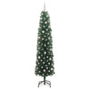Kunstig juletre med 300 LED grønn 240 cm PVC og stål og plast