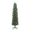 Kunstig juletre med 300 LED grønn 240 cm PVC og stål og plast