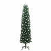 Kunstig juletre med 300 LED grønn 240 cm PVC og stål og plast