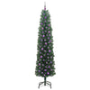 Kunstig juletre med 300 LED grønn 240 cm PVC og stål og plast