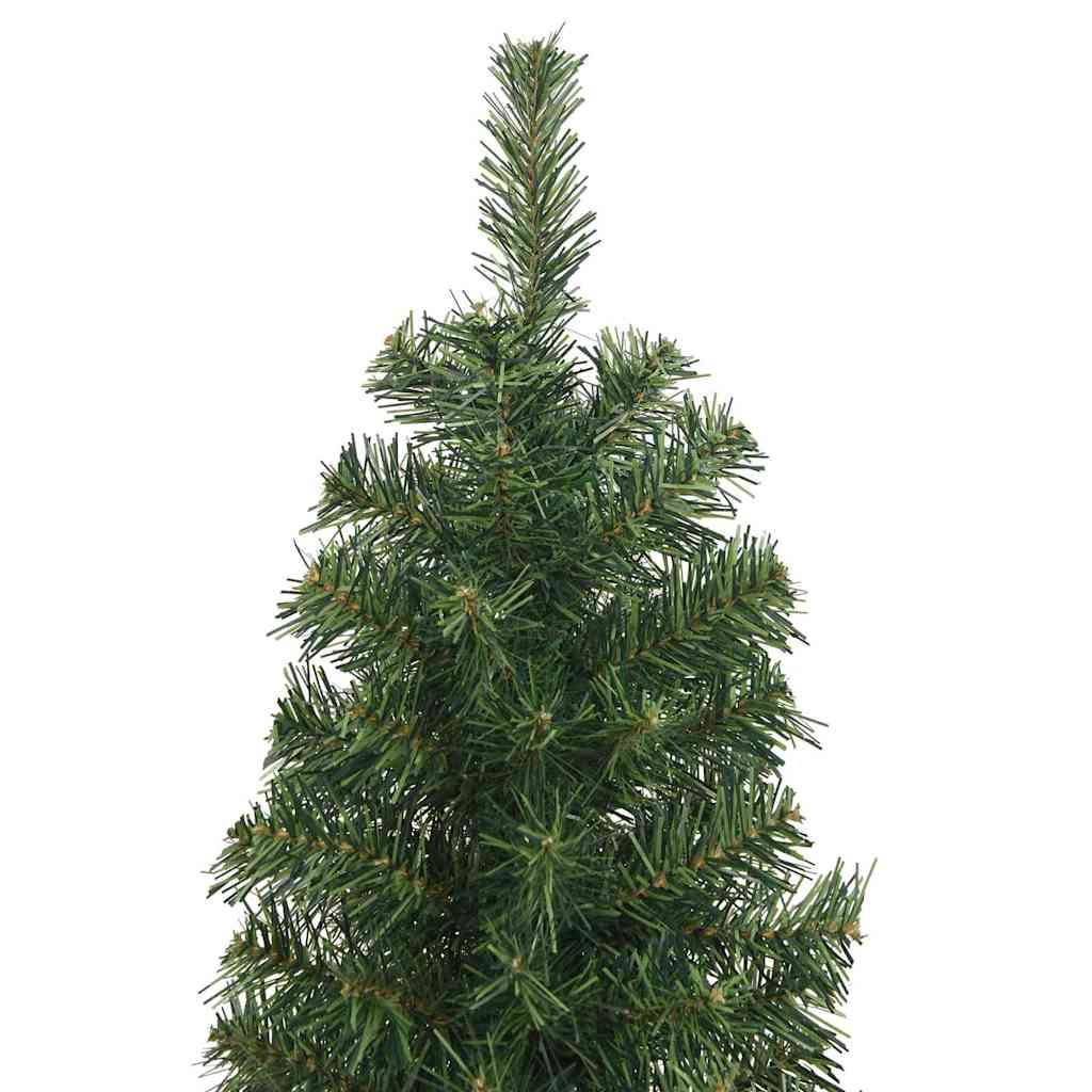 Kunstig juletre med 300 LED grønn 240 cm PVC og stål og plast
