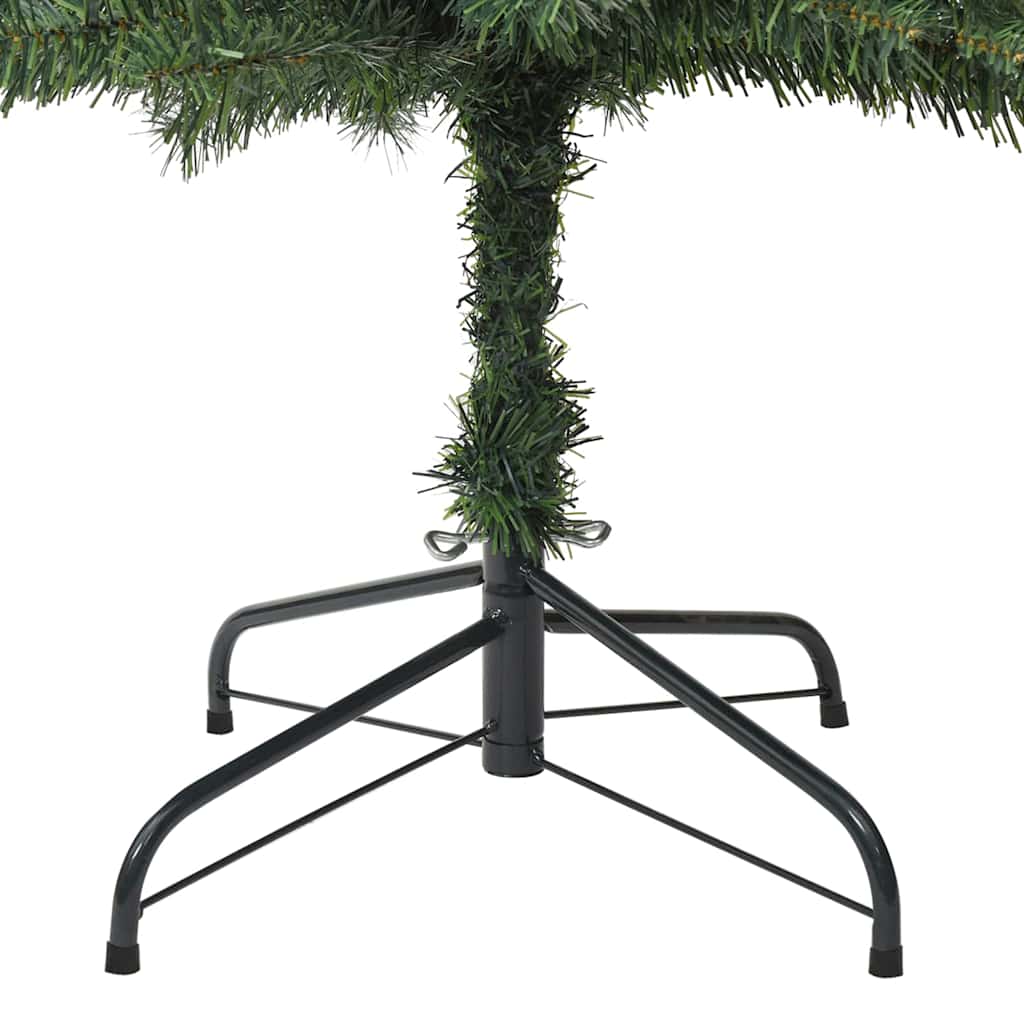 Kunstig juletre med 300 LED grønn 270 cm PVC og stål og plast