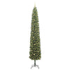 Kunstig juletre med 300 LED grønn 270 cm PVC og stål og plast