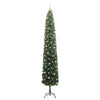 Kunstig juletre med 300 LED grønn 270 cm PVC og stål og plast