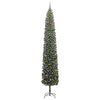Kunstig juletre med 300 LED grønn 270 cm PVC og stål og plast