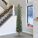 Kunstig juletre med 300 LED grønn 300 cm PVC og stål og plast vidaXL