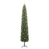 Kunstig juletre med 300 LED grønn 300 cm PVC og stål og plast