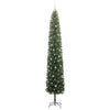 Kunstig juletre med 300 LED grønn 300 cm PVC og stål og plast